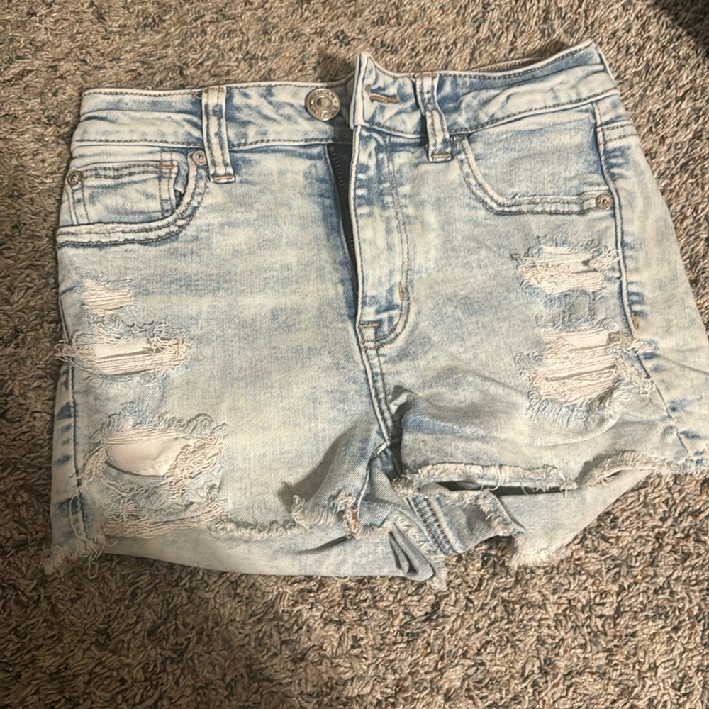 American eagle next level strech jean shorts